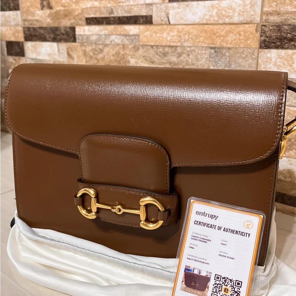 SOLD ON OTHER PLATFORMS - GUCCI HORSEBIT 1955 SHOULDER BAG - Picture 11 of 15